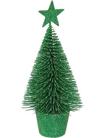 Sapin table paill 14cm vert