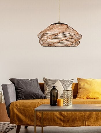 SARAH - Suspension effet osier