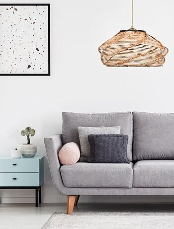 SARAH - Suspension effet osier