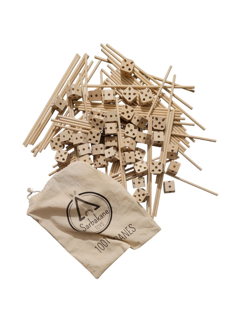 Sarbakane - Kit de construction cabane d'intérieur Beige - Kiabi