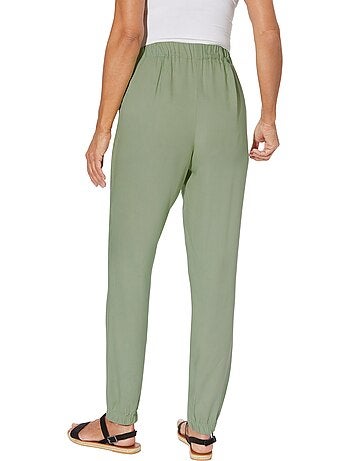 Sarouel Pure Viscose - Taille Courte - Moda Vilona