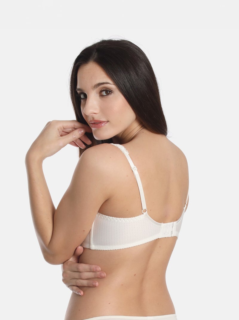Sassa Mode® - Soutien-gorge dentelle sans armatures Ivoire - Kiabi