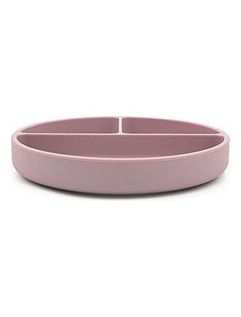 Sassi Junior | Assiette compartimentée en silicone avec ventouse Animaux