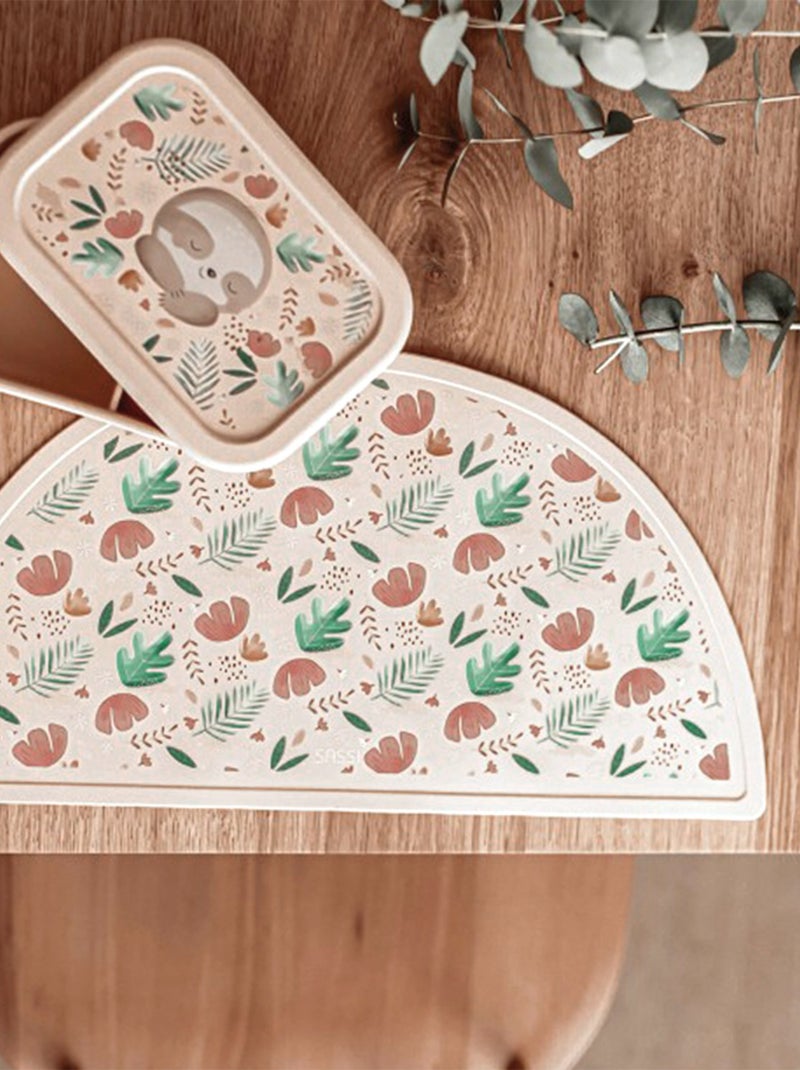Sassi Junior | Boite à gouter lunch box en silicone Animaux Beige - Kiabi