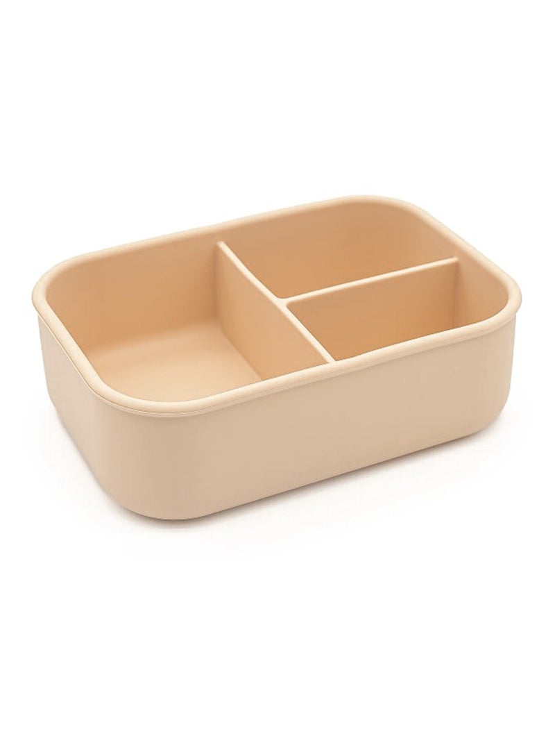 Sassi Junior | Boite à gouter lunch box en silicone Animaux Beige - Kiabi