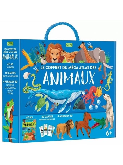 Sassi Junior | Coffret Méga ATLAS des animaux - Kiabi Sassi Junior | Coffret Méga ATLAS des animaux - Kiabi