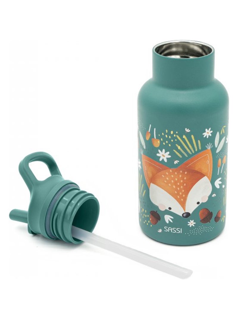 Sassi junior | gourde pour enfant en inox isotherme Vert forêt - Kiabi