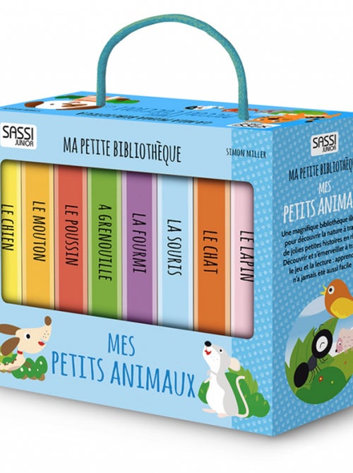 Sassi Junior | Lot de 8 Livres - Ma petite bibliothèque - Mes petits animaux - Kiabi Sassi Junior | Lot de 8 Livres - Ma petite bibliothèque - Mes petits animaux - Kiabi