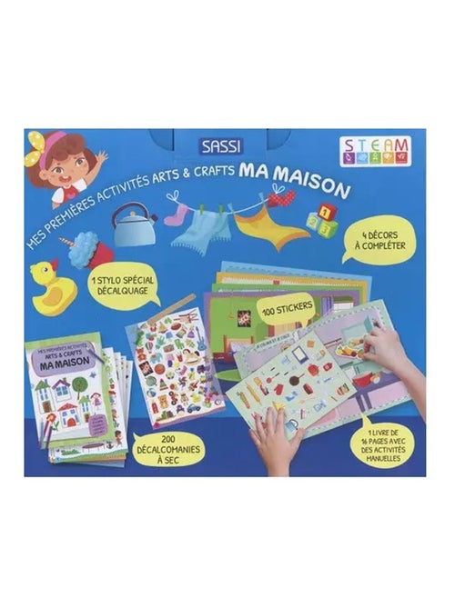 Sassi Junior | Mes premières activités Arts & Crafts Ma maison - Kiabi