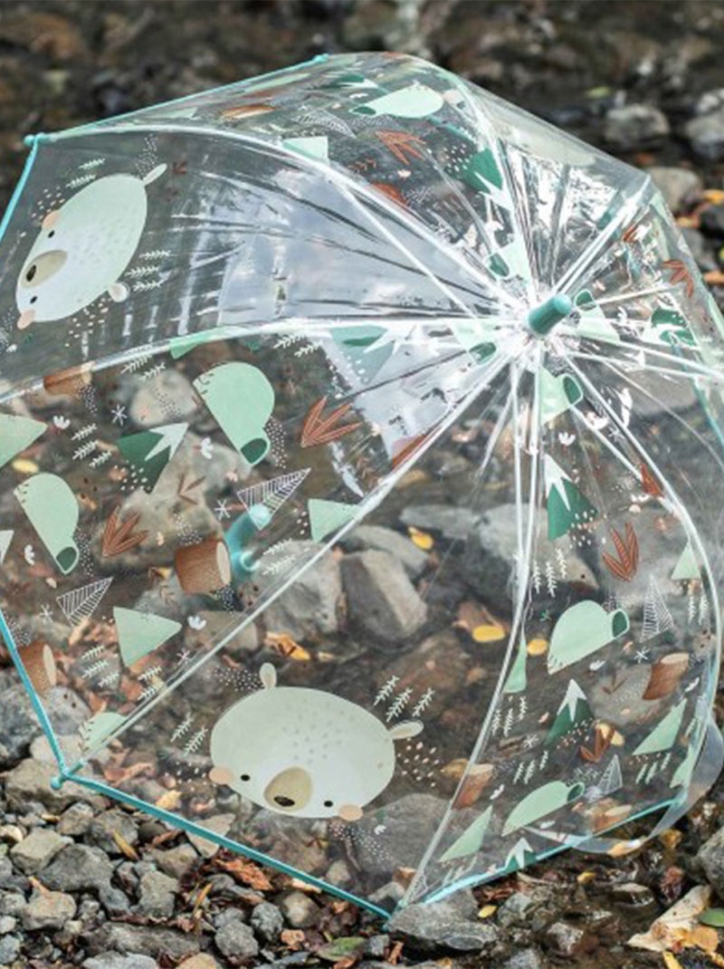 Sassi Junior | Parapluie transparent pour enfant Animaux Bleu - Kiabi