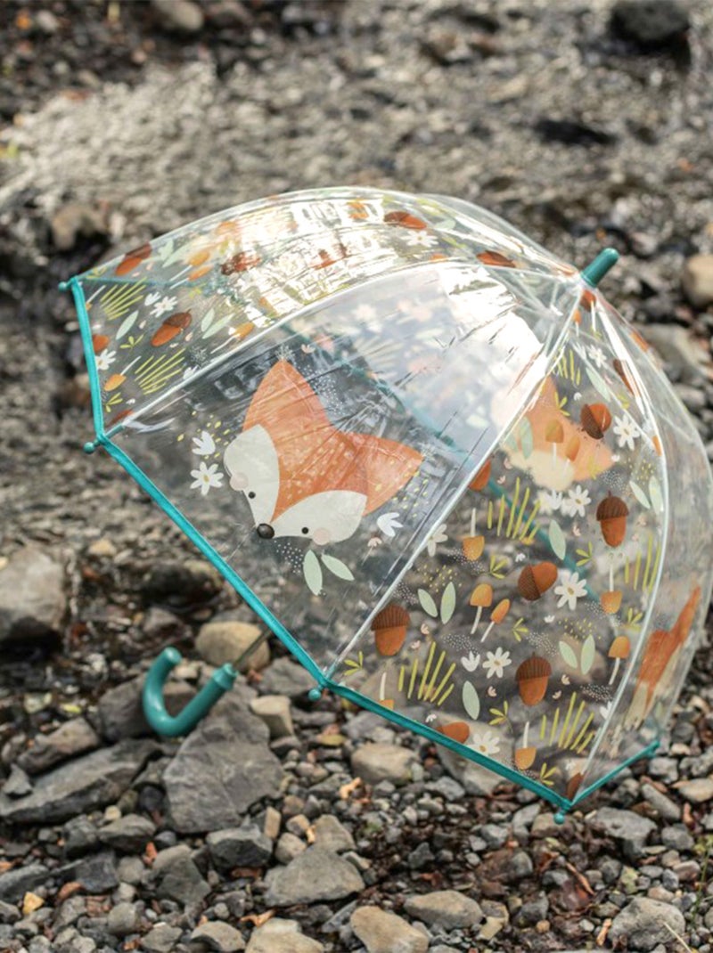 Sassi Junior | Parapluie transparent pour enfant Animaux Vert forêt - Kiabi