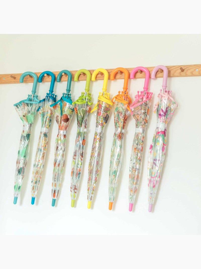 Sassi Junior | Parapluie transparent pour enfant Animaux Vert - Kiabi