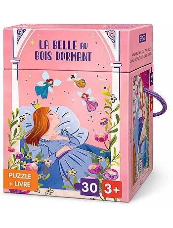 Sassi junior | puzzle et livre disney la belle au bois dormant
