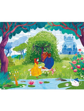 Sassi junior | puzzle et livre disney la belle et la bête