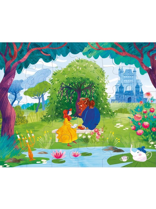 Sassi Junior | Puzzle et livre Disney La Belle et la Bête - Kiabi
