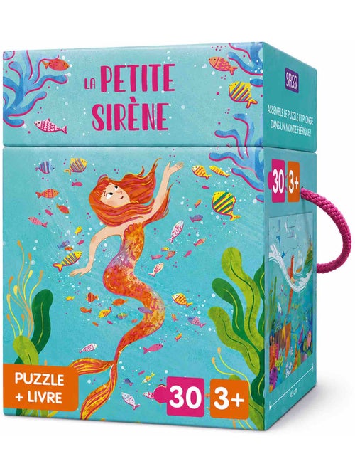 Sassi Junior | Puzzle et livre Disney La petite sirène - Kiabi