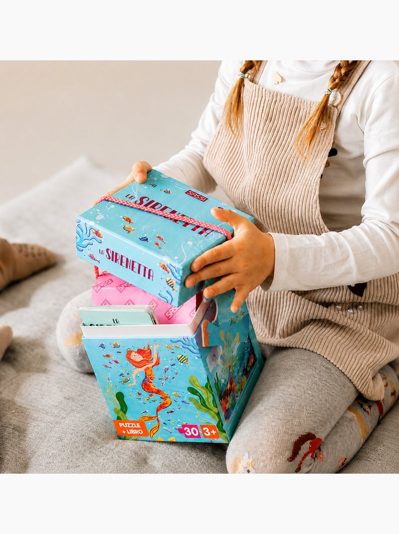 Sassi Junior | Puzzle et livre Disney La petite sirène N/A - Kiabi