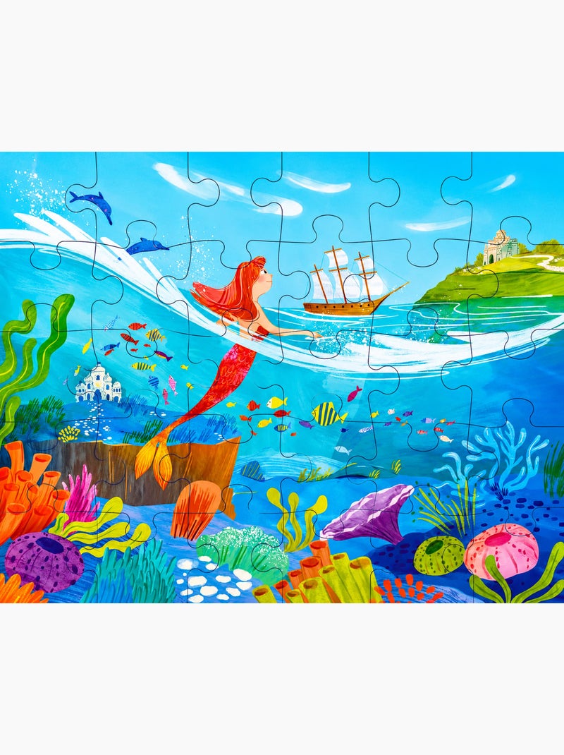 Sassi Junior | Puzzle et livre Disney La petite sirène N/A - Kiabi