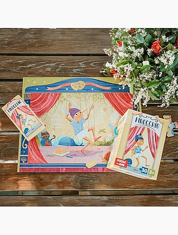 Sassi junior | puzzle et livre disney pinocchio