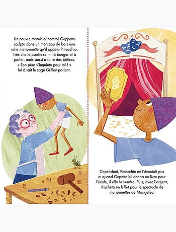 Sassi junior | puzzle et livre disney pinocchio
