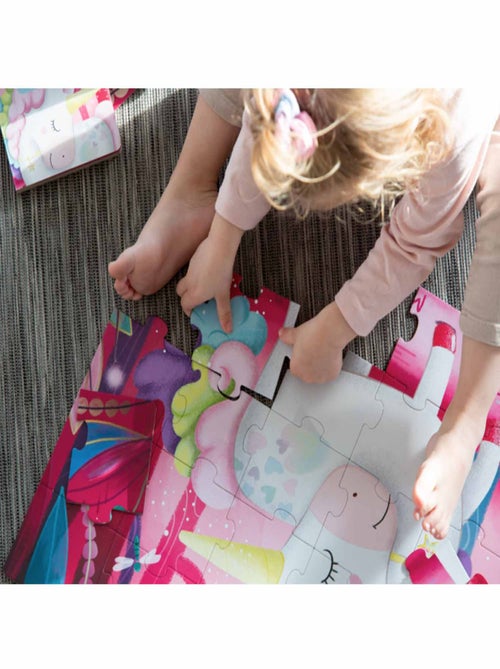 Sassi Junior | Puzzle géant & Livre - La forêt des dragons - Kiabi