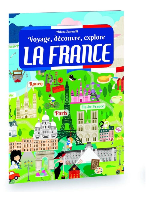 Sassi Junior | Puzzle & Livre - Voyagez découvrez explorez La France - Kiabi