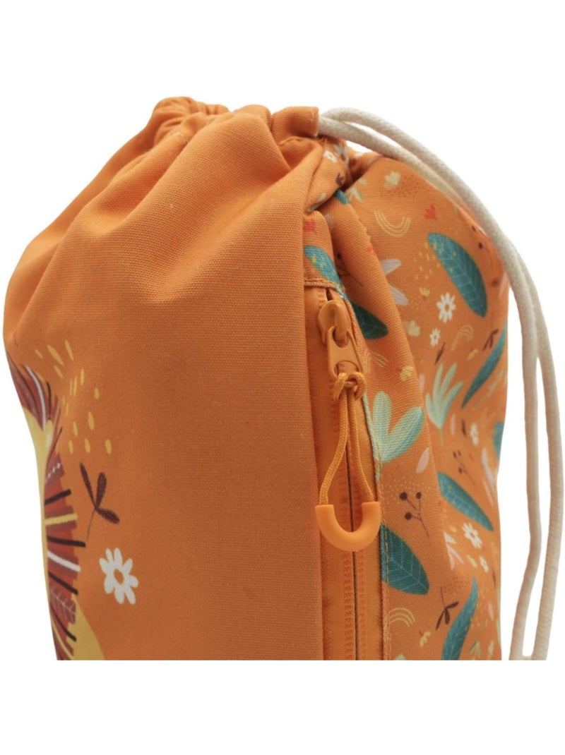 Sassi Junior | Sac à cordon enfant imperméable pour école piscine et sport Orange - Kiabi