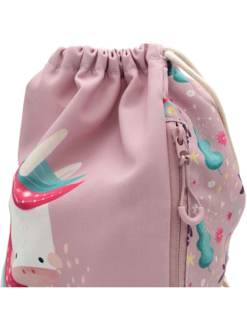 Sassi junior | sac à cordon enfant imperméable pour école piscine et sport Rose - Kiabi