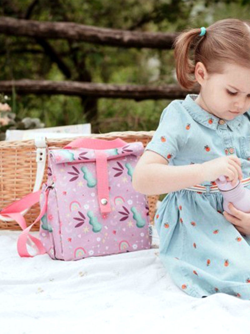 Sassi Junior | Sac isotherme pour repas enfant Animaux Rose - Kiabi