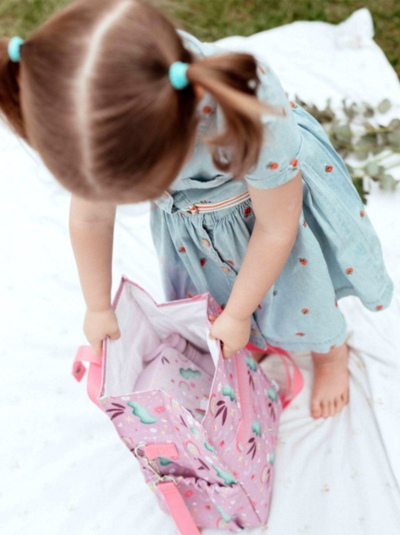Sassi Junior | Sac isotherme pour repas enfant Animaux Rose - Kiabi