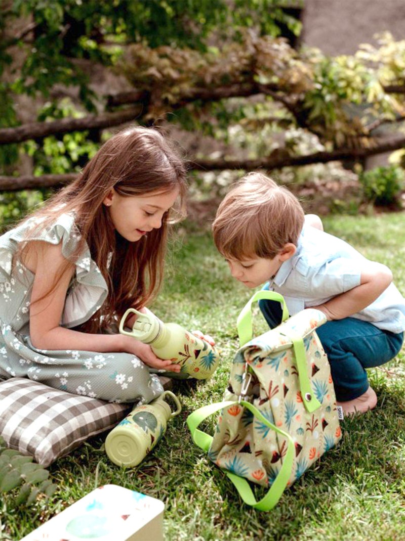 Sassi Junior | Sac isotherme pour repas enfant Animaux Vert - Kiabi