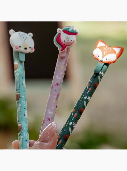 Sassi junior | set de 3 stylos gel effaçables animaux - Kiabi Sassi junior | set de 3 stylos gel effaçables animaux - Kiabi
