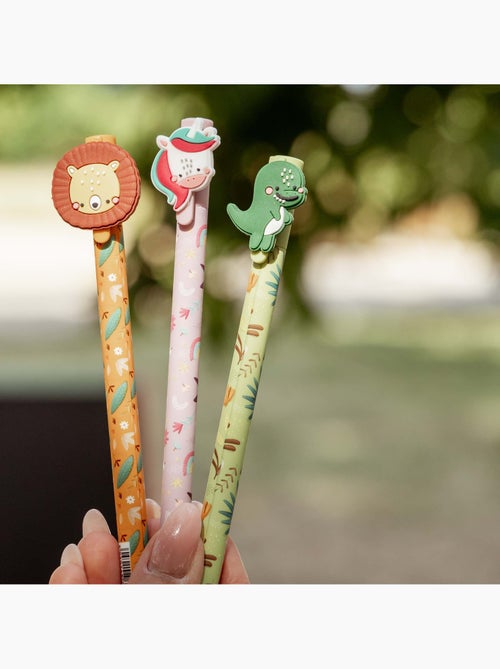 Sassi junior | set de 3 stylos gel effaçables animaux - Kiabi Sassi junior | set de 3 stylos gel effaçables animaux - Kiabi