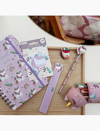 Sassi junior | set de papeterie enfant crayon règle taille-crayon