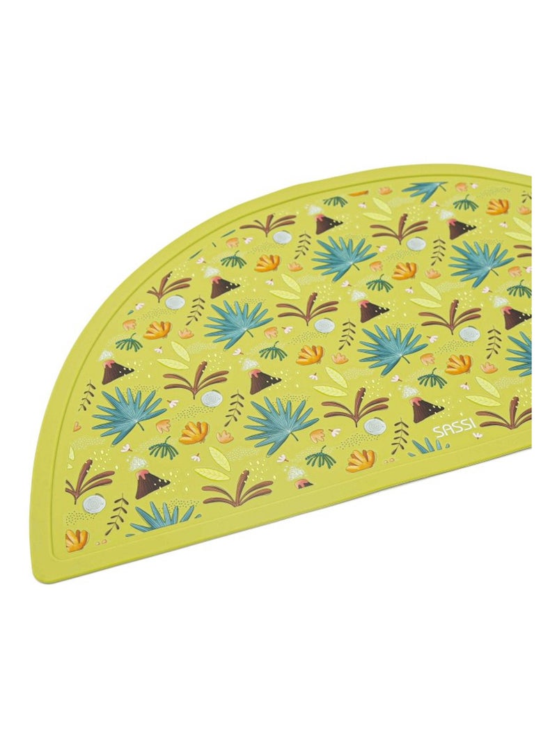 Sassi Junior | Set de table en silicone Animaux Vert clair - Kiabi