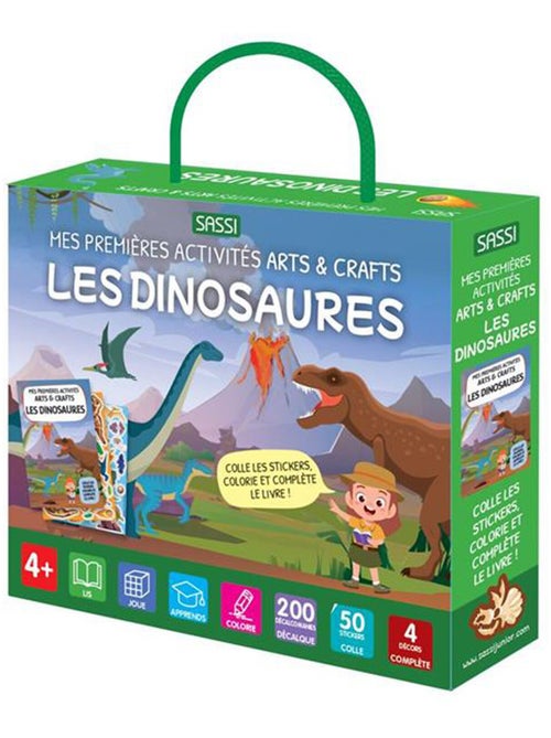 Sassi Junior|Mes premières activités Arts & Crafts Les Dinosaures - Kiabi Sassi Junior|Mes premières activités Arts & Crafts Les Dinosaures - Kiabi