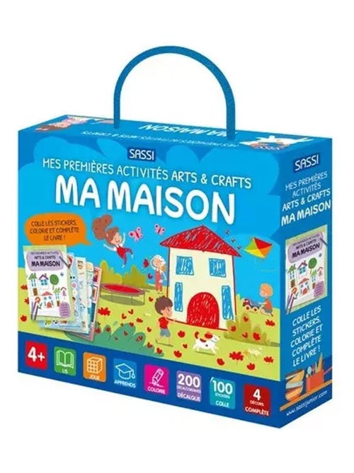 Sassi Junior|Mes premières activités Arts & Crafts Ma maison - Kiabi Sassi Junior|Mes premières activités Arts & Crafts Ma maison - Kiabi