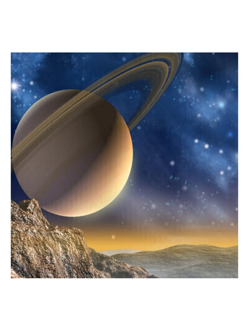 Saturn, photo murale intissée, 360x270 cm, 4 parts Multicolore - Kiabi