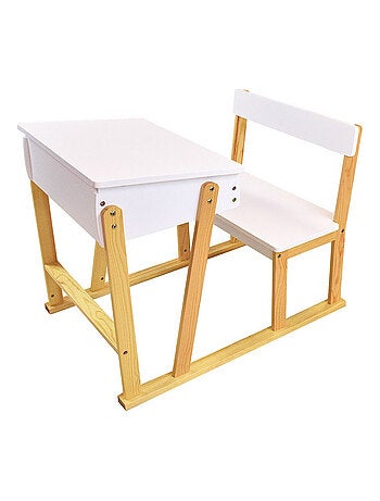 Scandiwood Pupitre en bois pour enfant