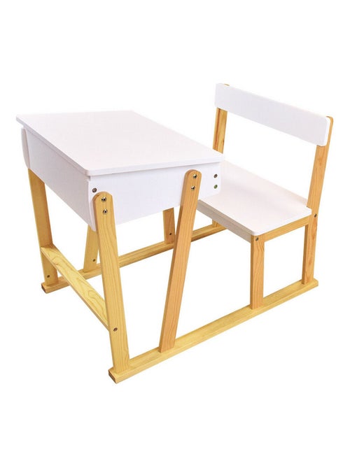 Scandiwood Pupitre en bois pour enfant - Kiabi