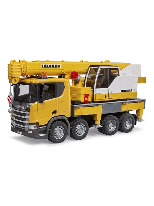 Scania Super 560R Liebherr camion-grue avec module son et lumière - Kiabi