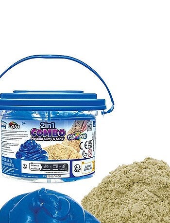 Sceau 2 en 1 : Sable et slime