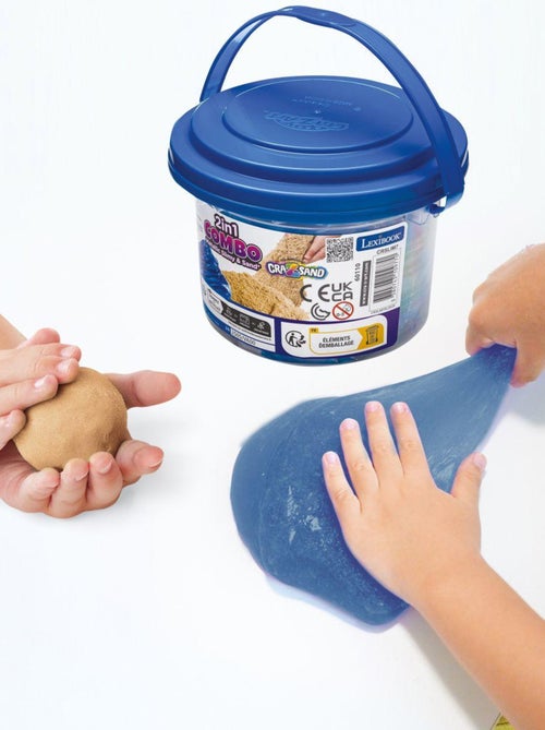 Sceau 2 en 1 : Sable et slime - Kiabi