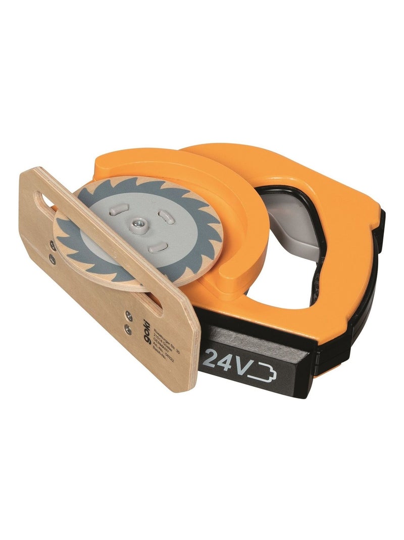 Scie circulaire manuelle en bois Orange - Kiabi