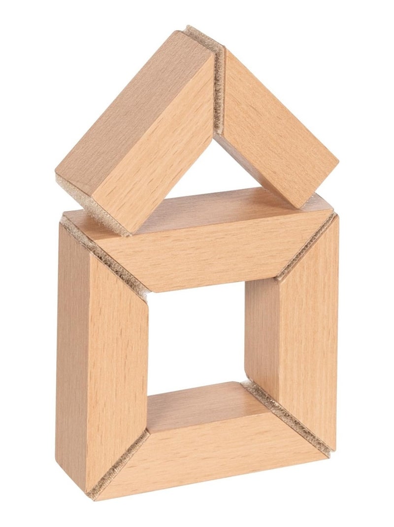 Scie et blocs en bois à scratch Beige - Kiabi
