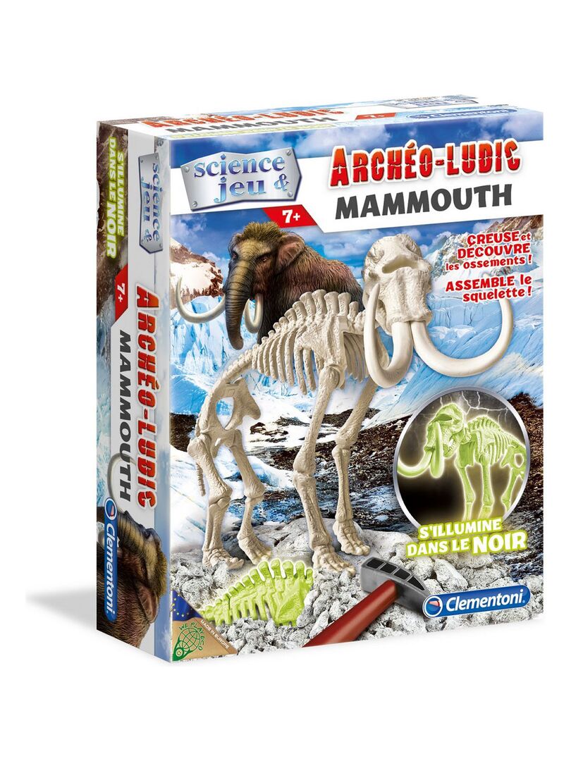 Science et jeu : Archéo-ludic : Mammouth phosphorescent - N/A