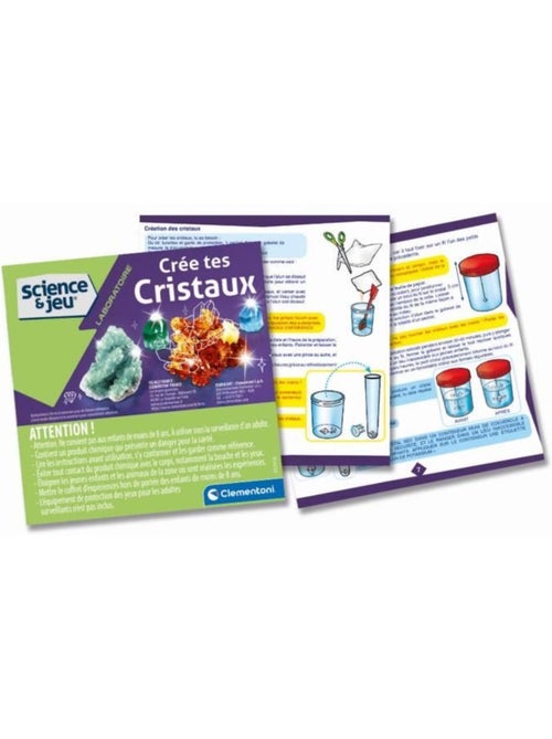 Science et jeu : Crée des cristaux - Kiabi