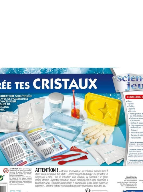Science et jeu : Crée tes cristaux - Kiabi