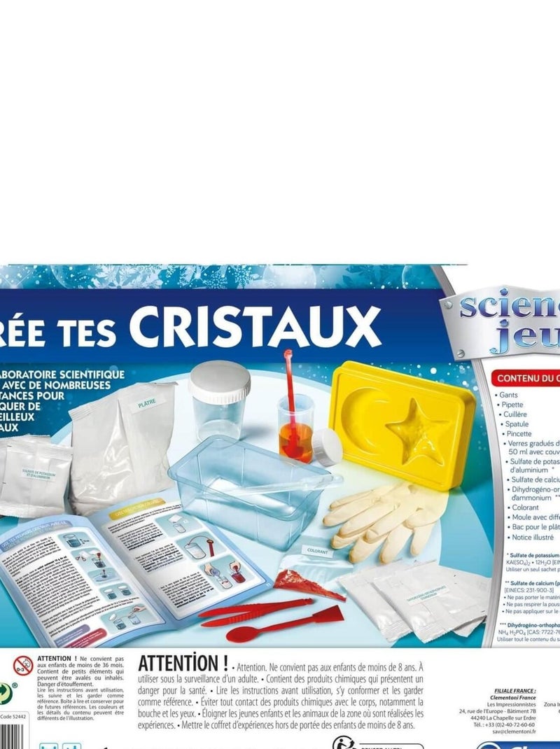 Science et jeu : Crée tes cristaux N/A - Kiabi