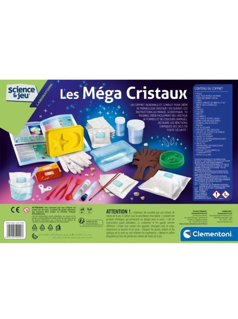Science et jeu : les méga cristaux Bleu - Kiabi